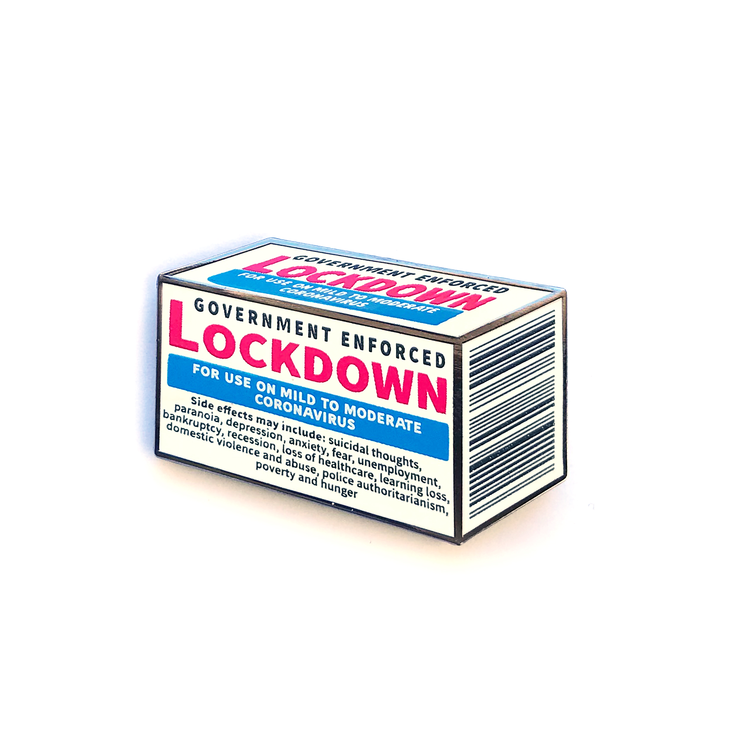 Lockdown Limited Edition Pin Recycled Propaganda