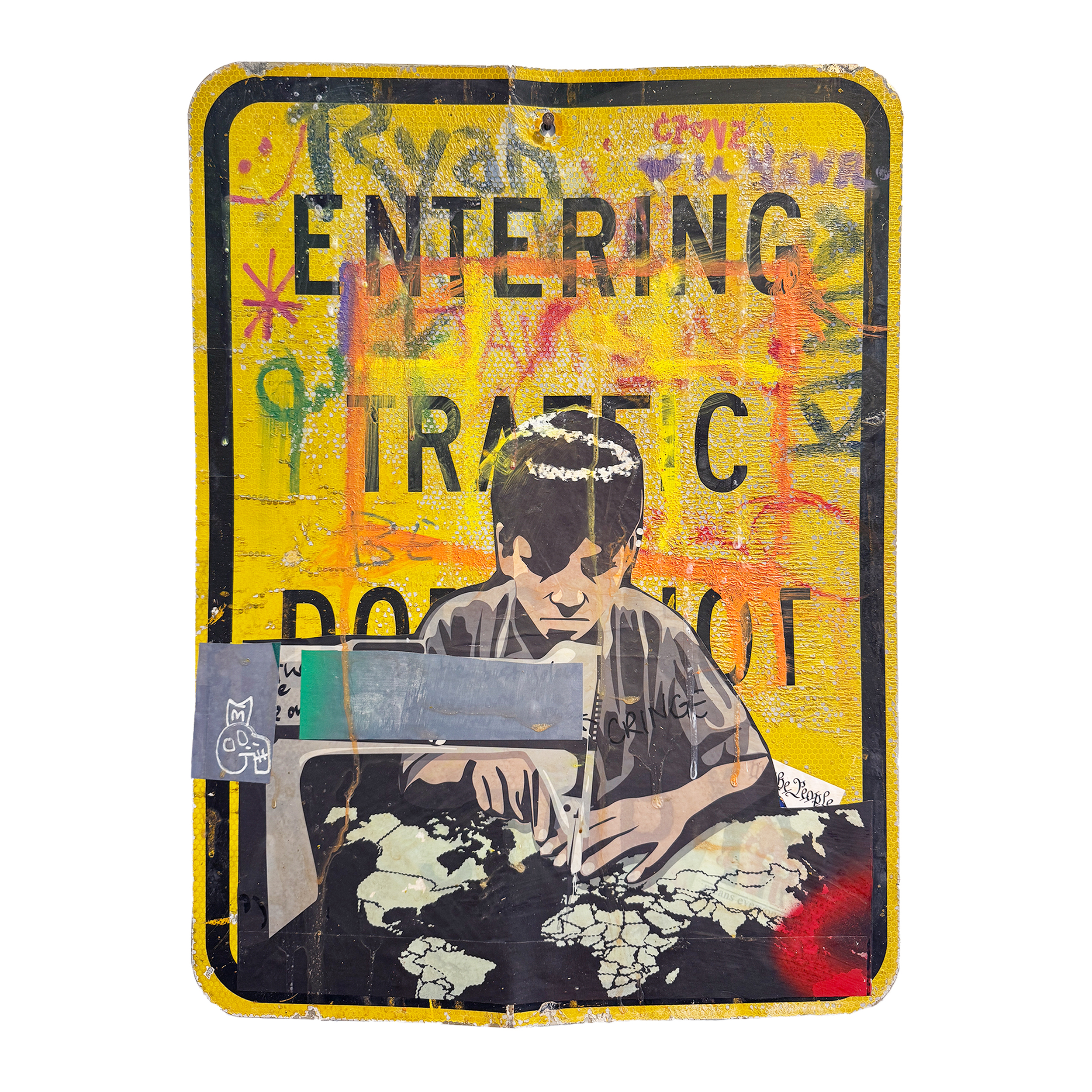 Fabric of the World: Artwork on Sign