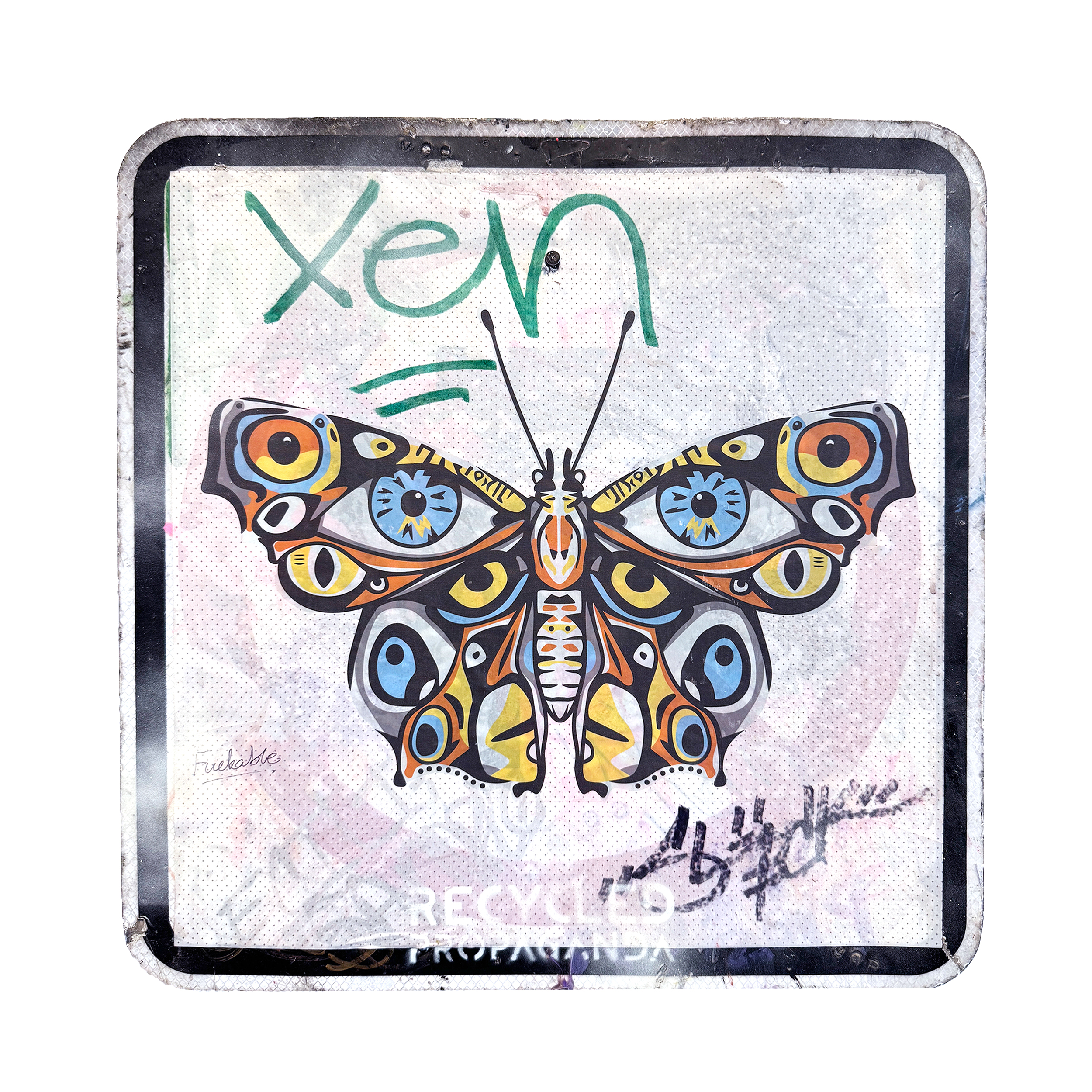 Natures Reflection: Artwork on Sign