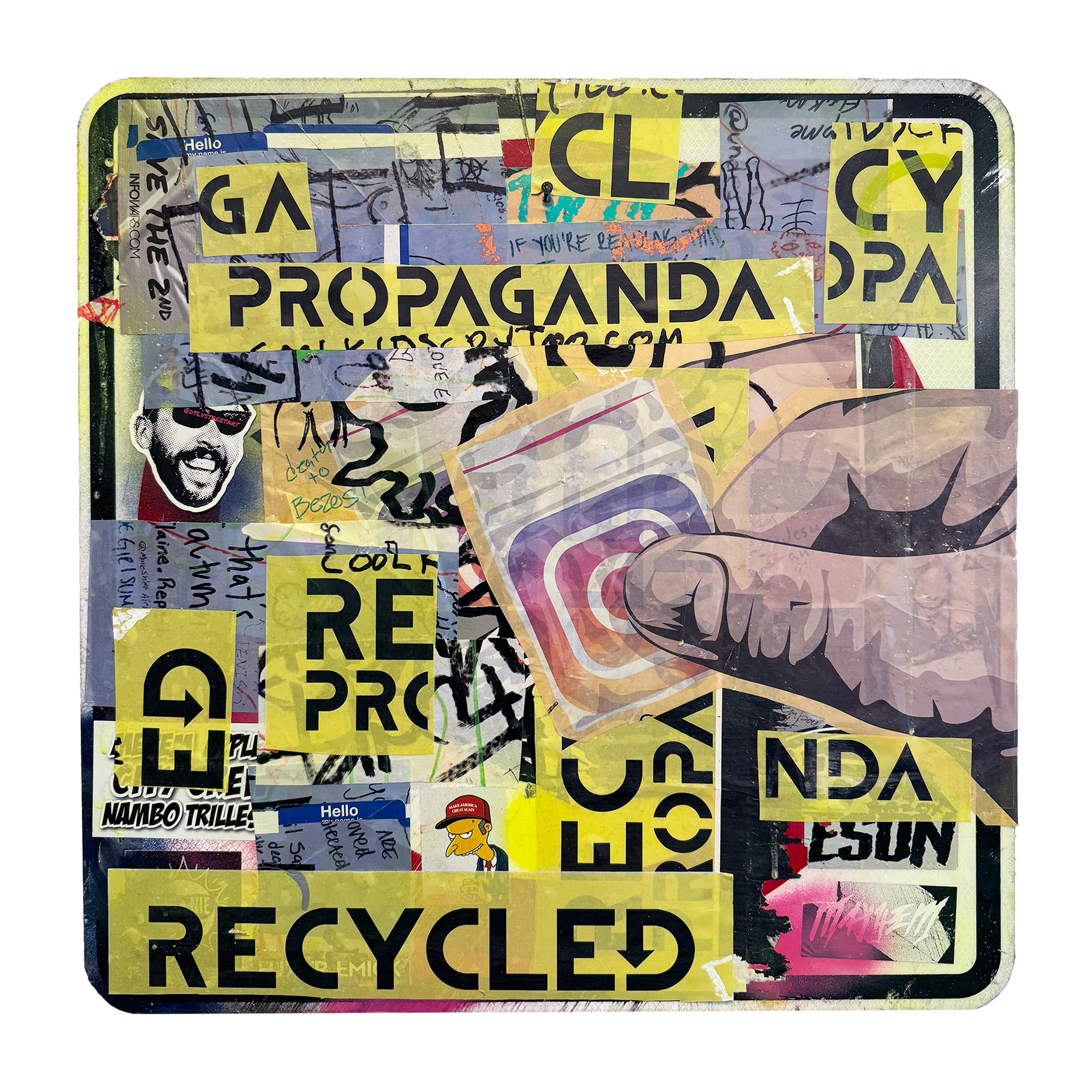 The Gram: Artwork on Sign