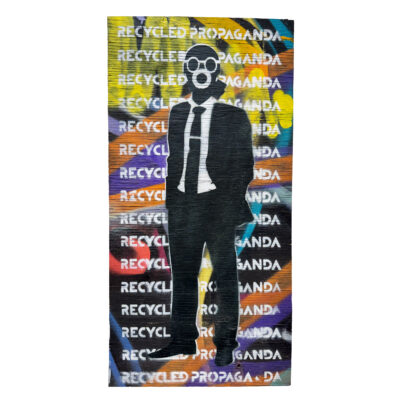 Gassing Wall Street: Artwork on Wood