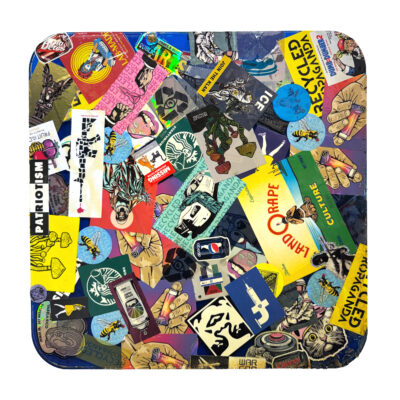 Land O Rape: Artwork on Plastic #2