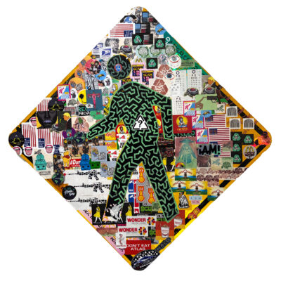 Pedestrianism: Artwork on Sign